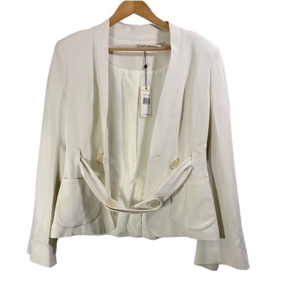 NWT  Max Studio Leon Max Limited Edition SILVRGRN women’s blazer Size 12